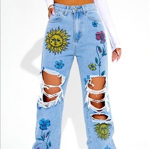 Graphic design pants